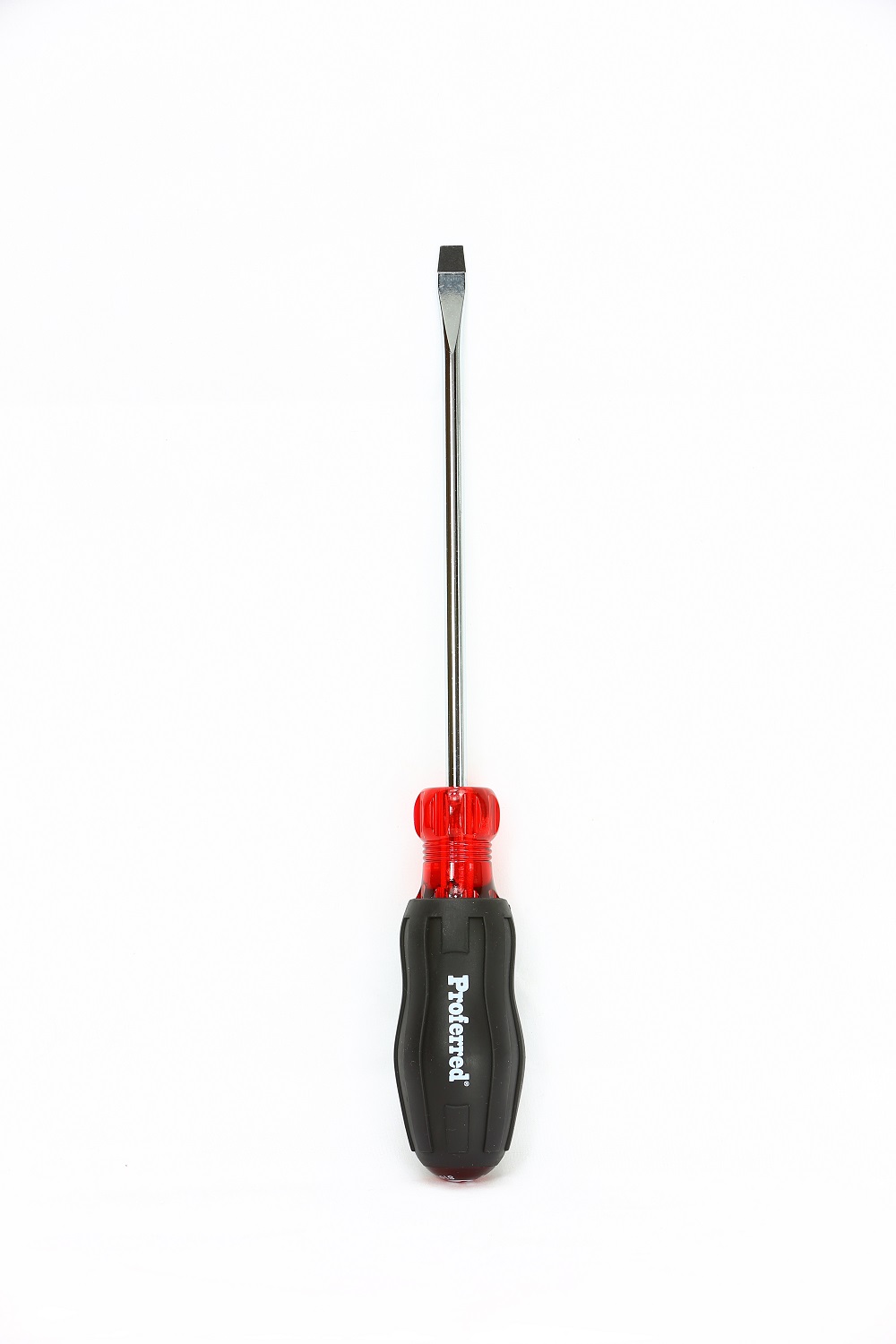 PROFERRED SCREWDRIVER SLOTTED 1/4'' X 6'' RED ACETATE